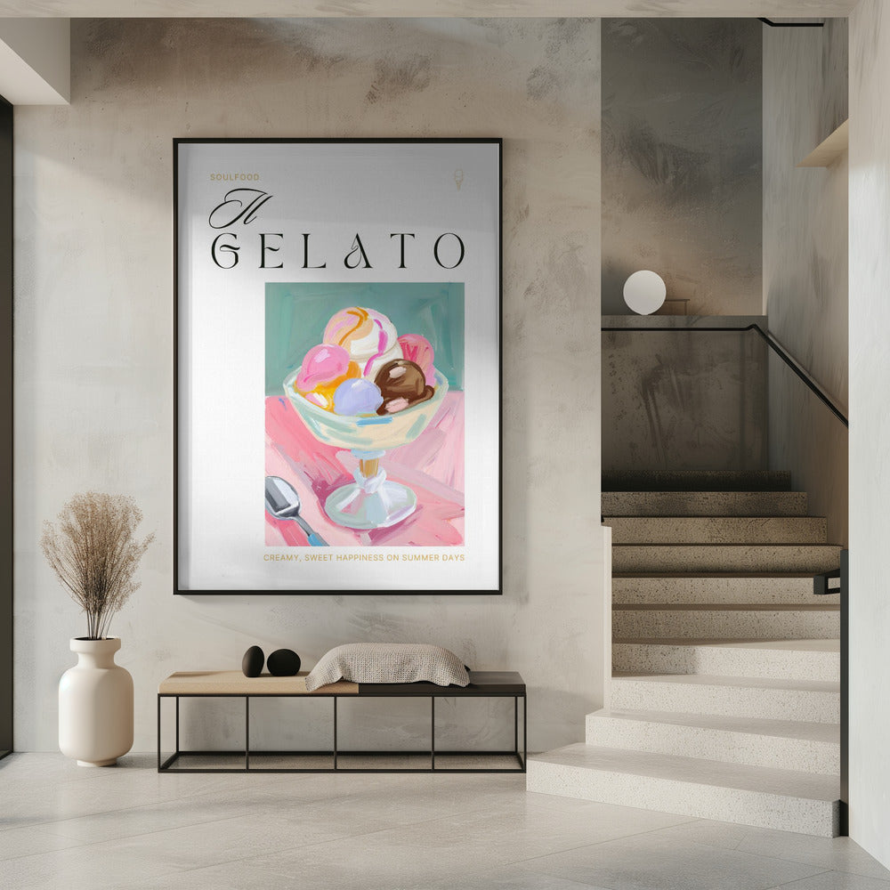 Gelato-ijsje | Poster