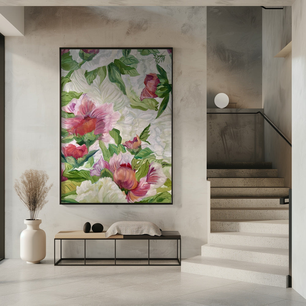 Levendig bloemenkunstwerk | Poster