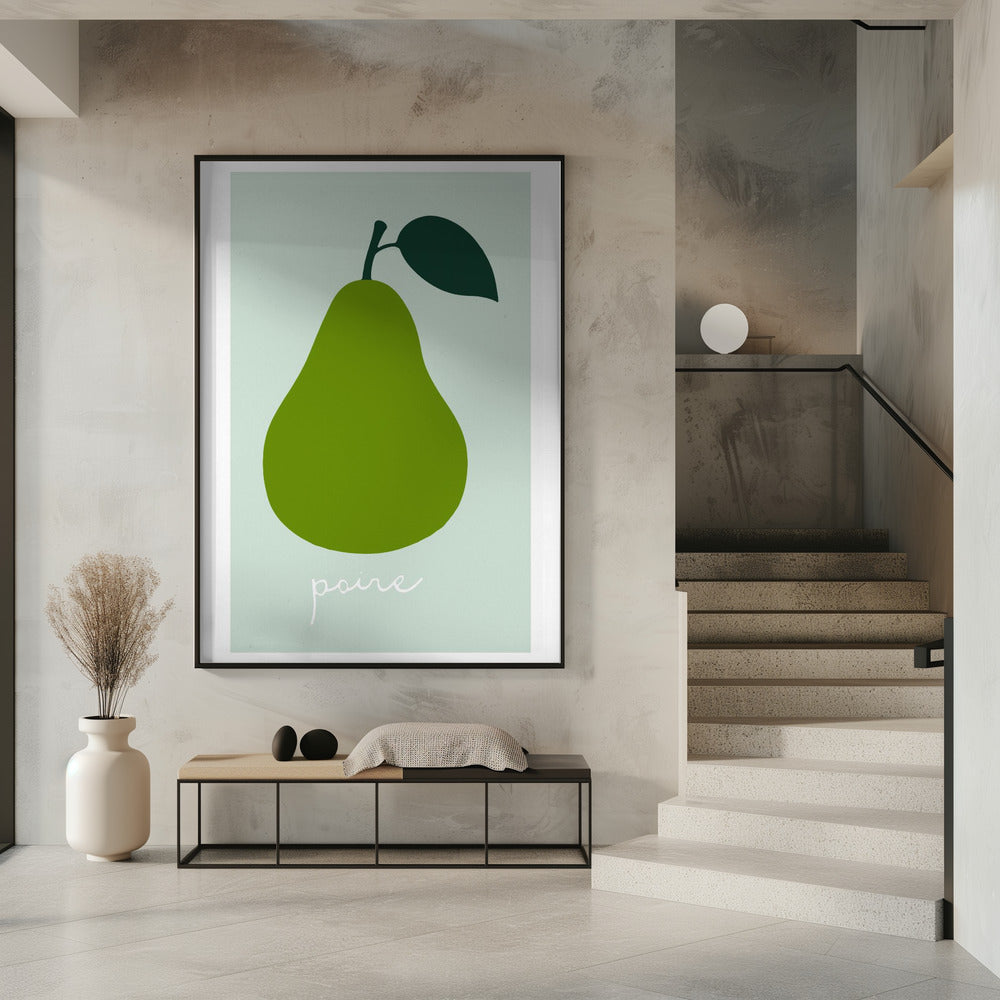 La Poire (heldergroen) | Poster