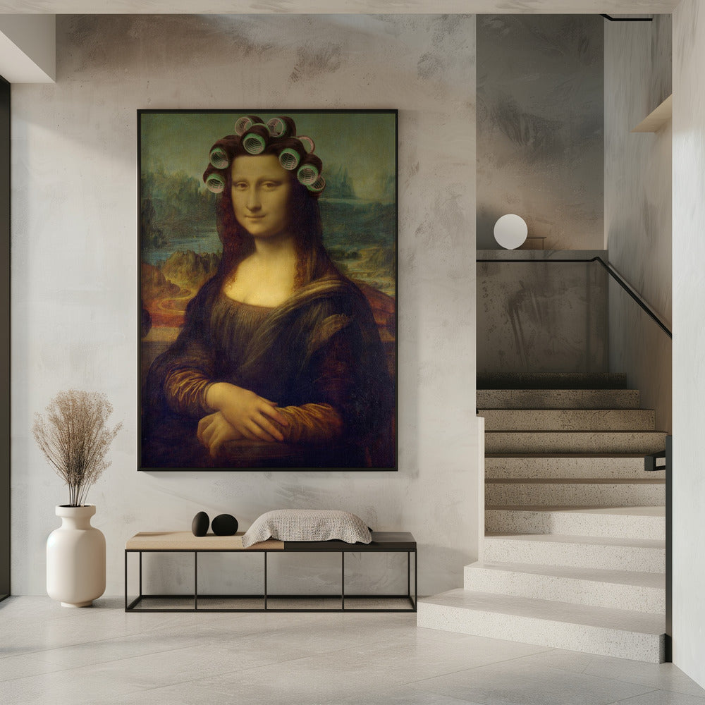 Mona Lisa - de Curly Girly Editie | Poster