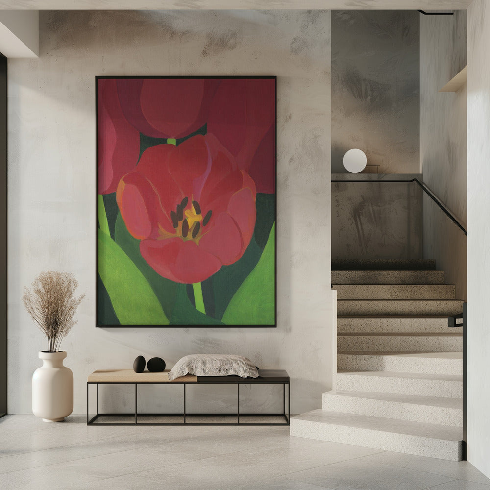 Liten Röd Tulpan | Poster