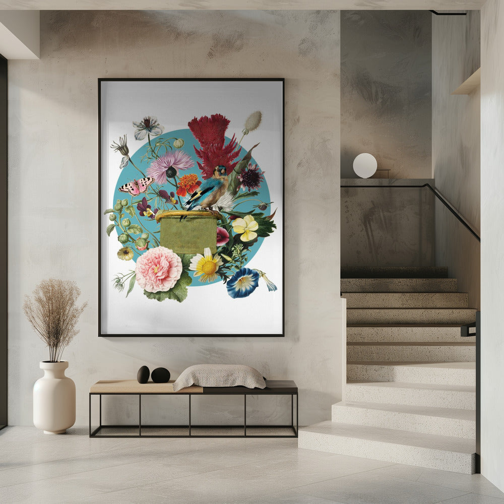 Kleurrijke bloeiharmonie | Poster