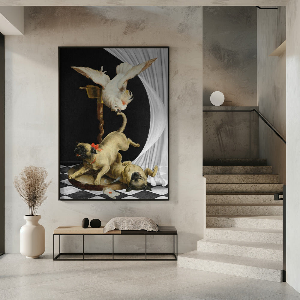 Levendige scène van een vogel | Poster
