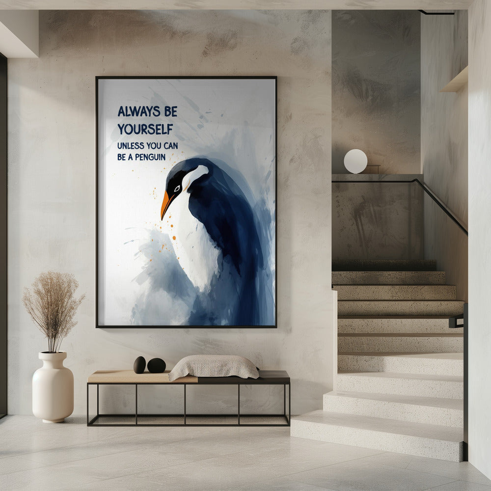 Wees een pinguïn | Poster