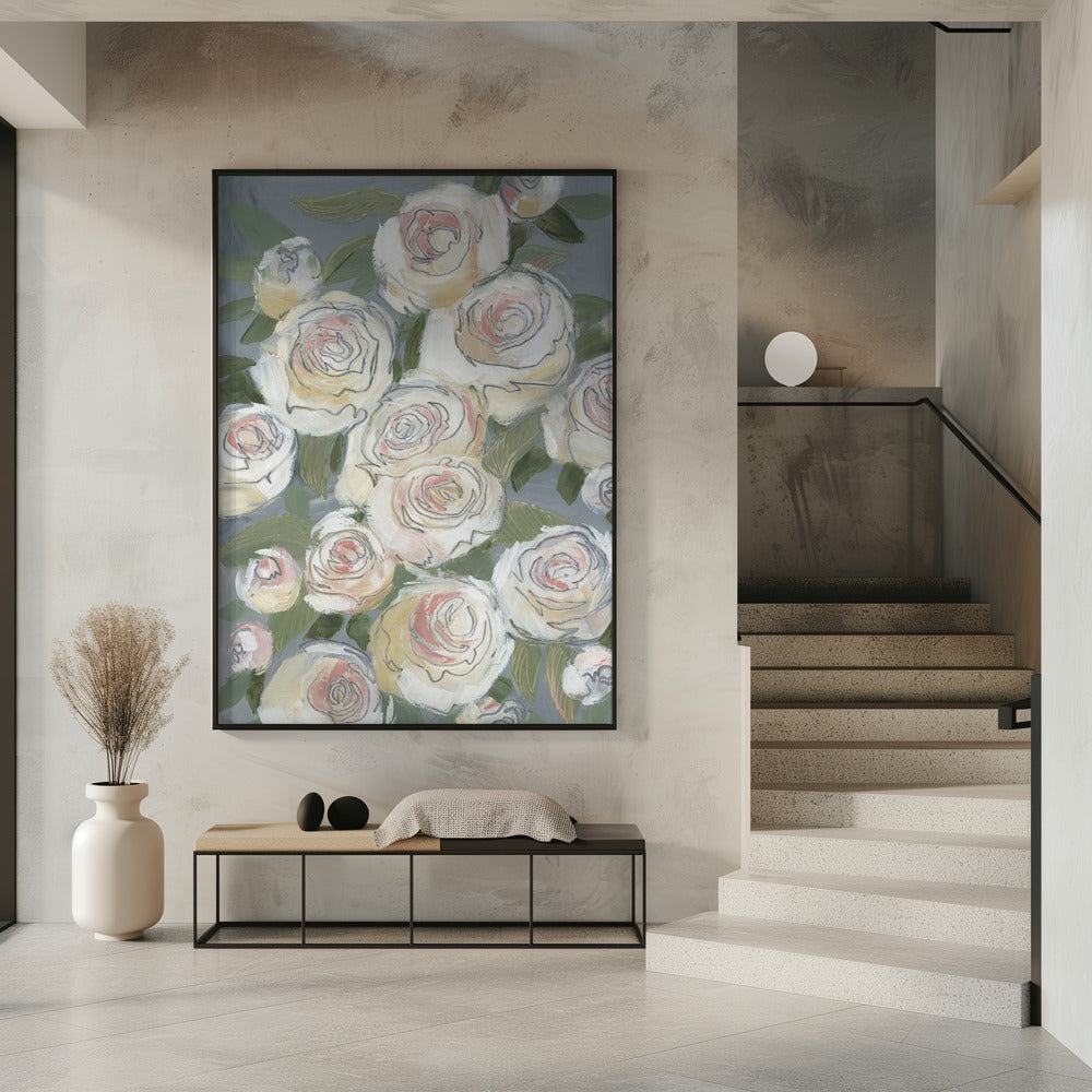 Elegant bloemmotief | Poster