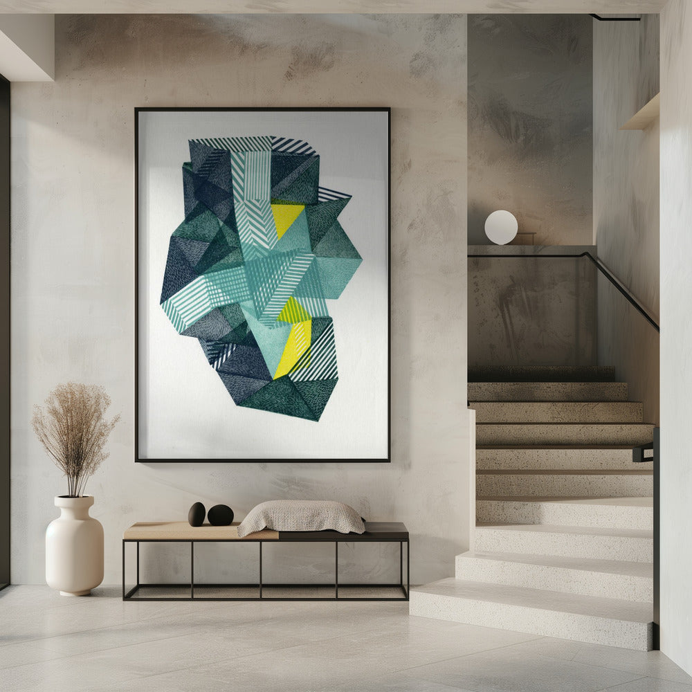 Veelhoekige vorm IV. | Poster