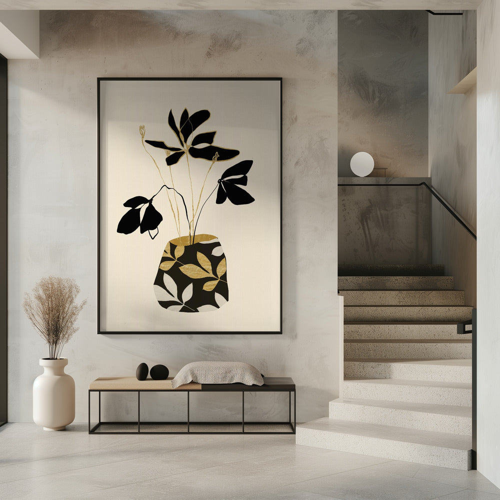 Abstracte bloemen | Poster