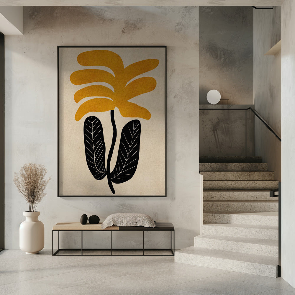 GELE bloem | Poster