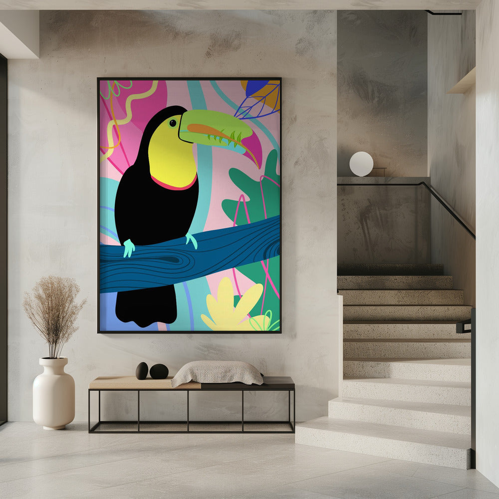Kleurrijke Toekan | Poster