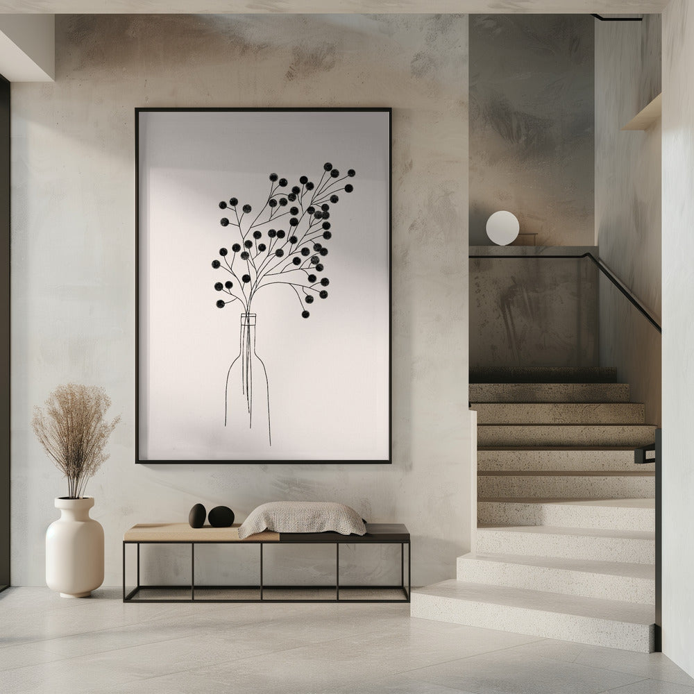 Plant in een fles | Poster