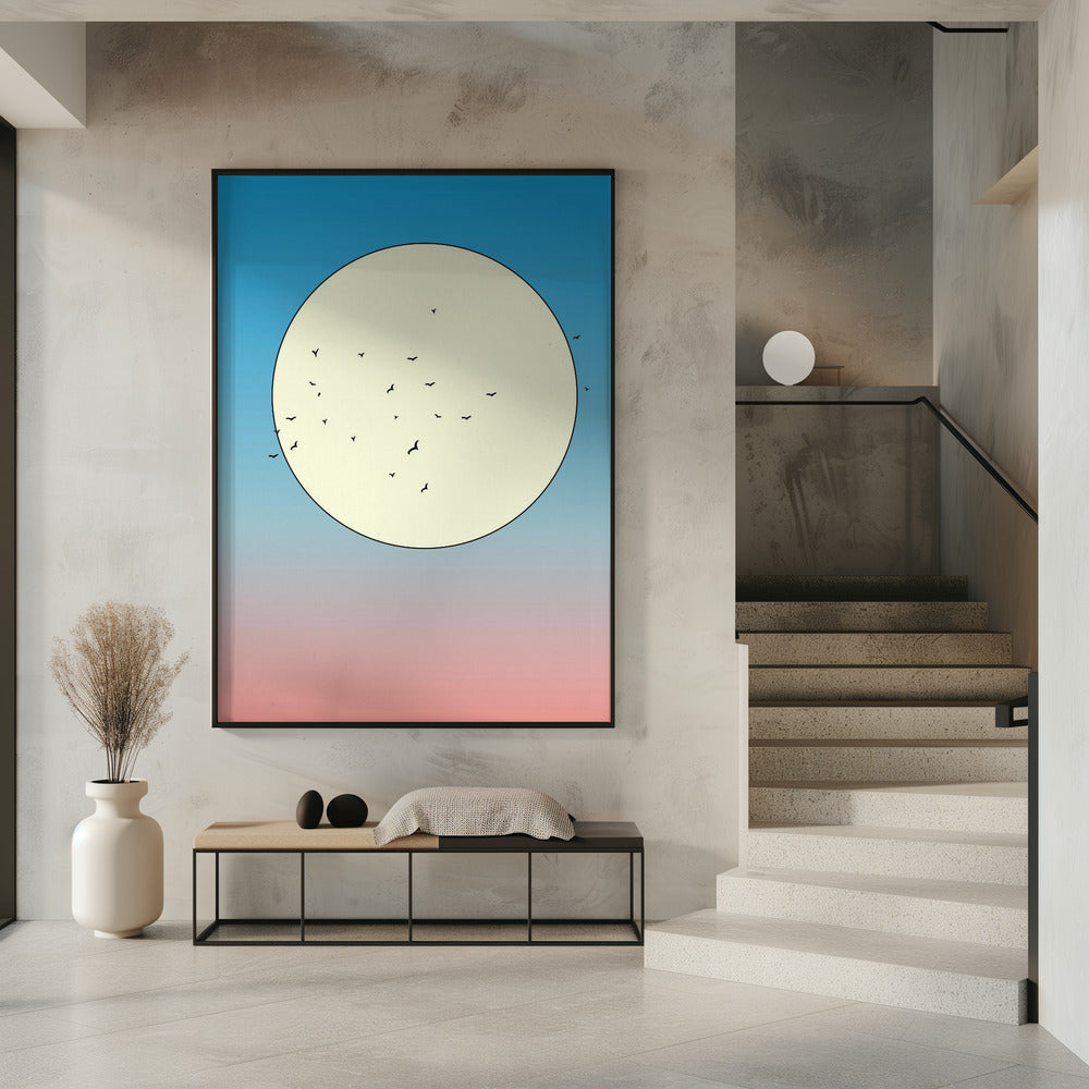 Vogels in de lucht | Poster