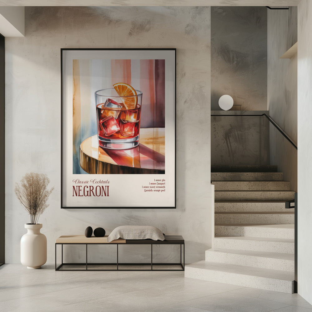 Klassieke cocktails - Negroni | Poster