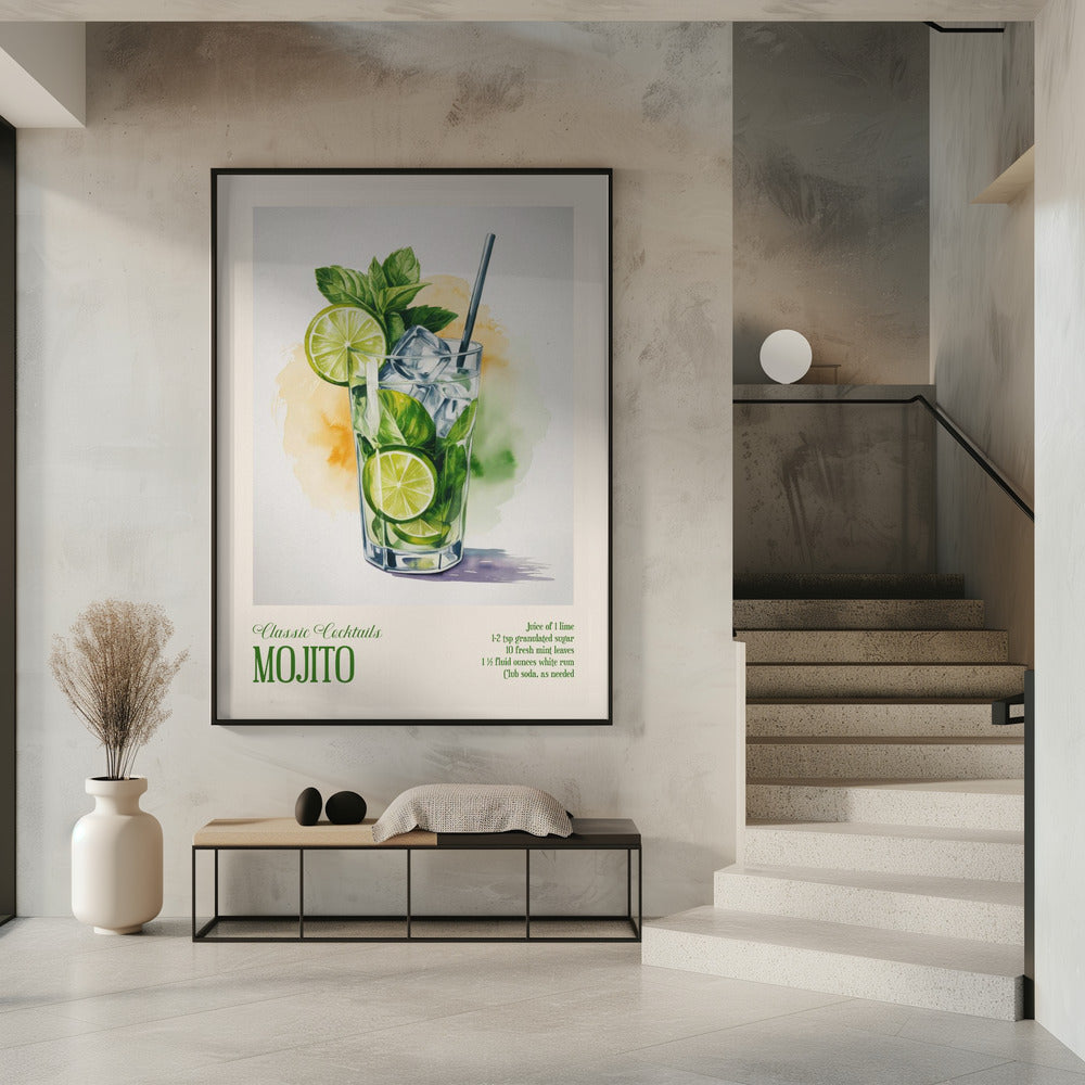 Klassieke cocktails - Mojito | Poster