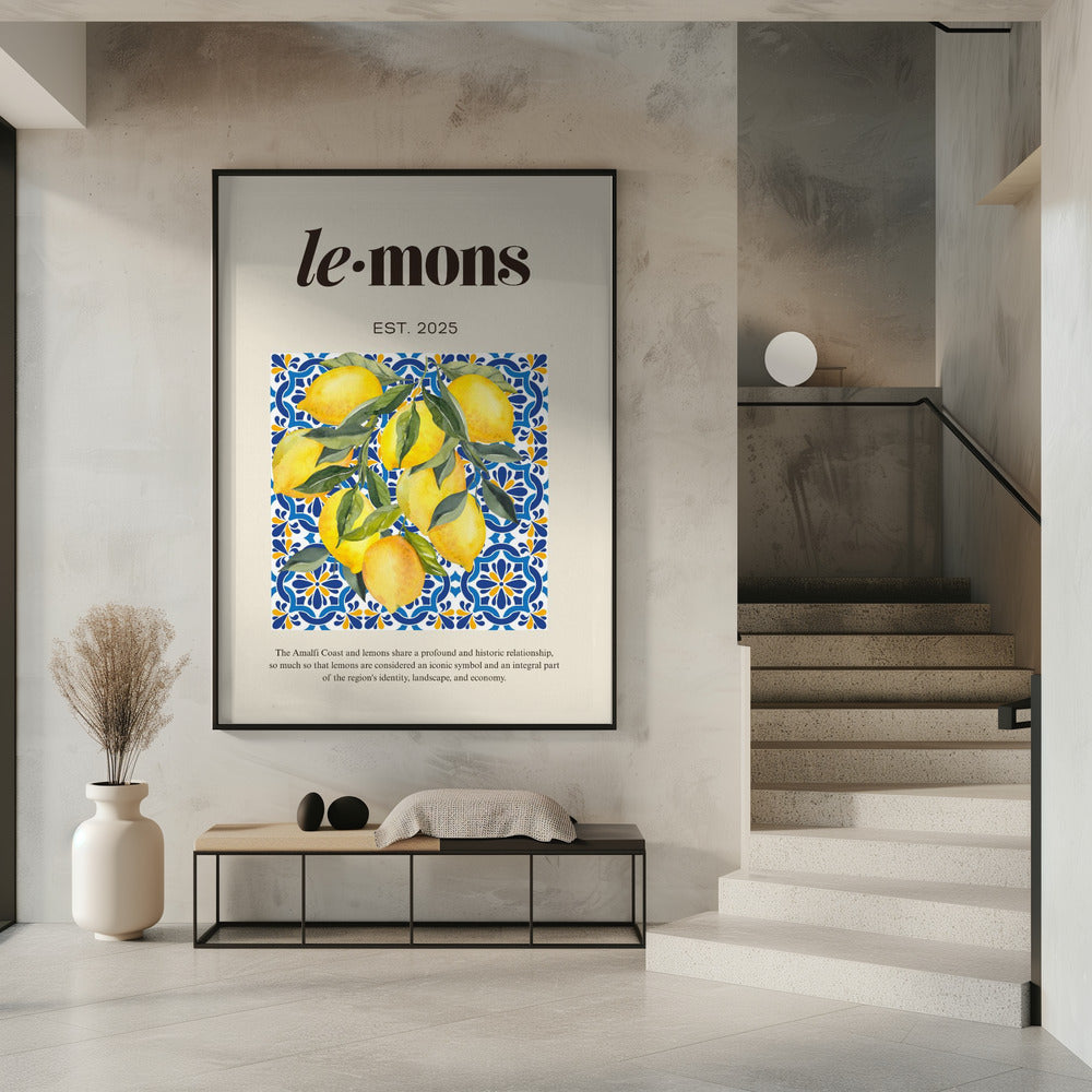 Citroenen Beige | Poster