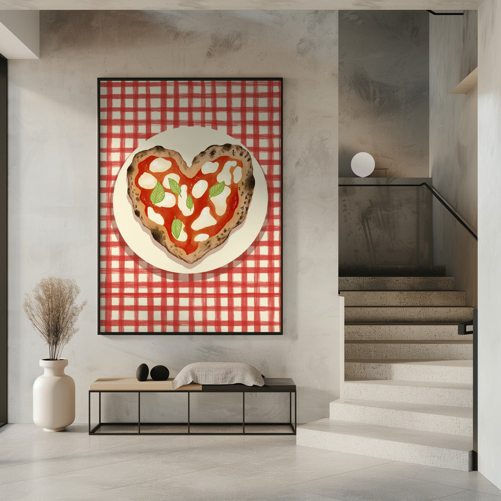 Pizza Hart gecontroleerd | Poster