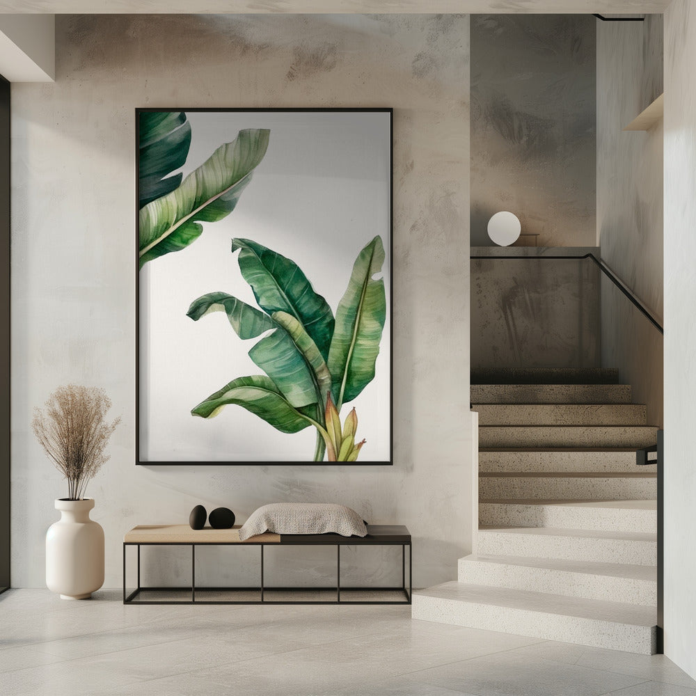 Groene bladeren | Poster