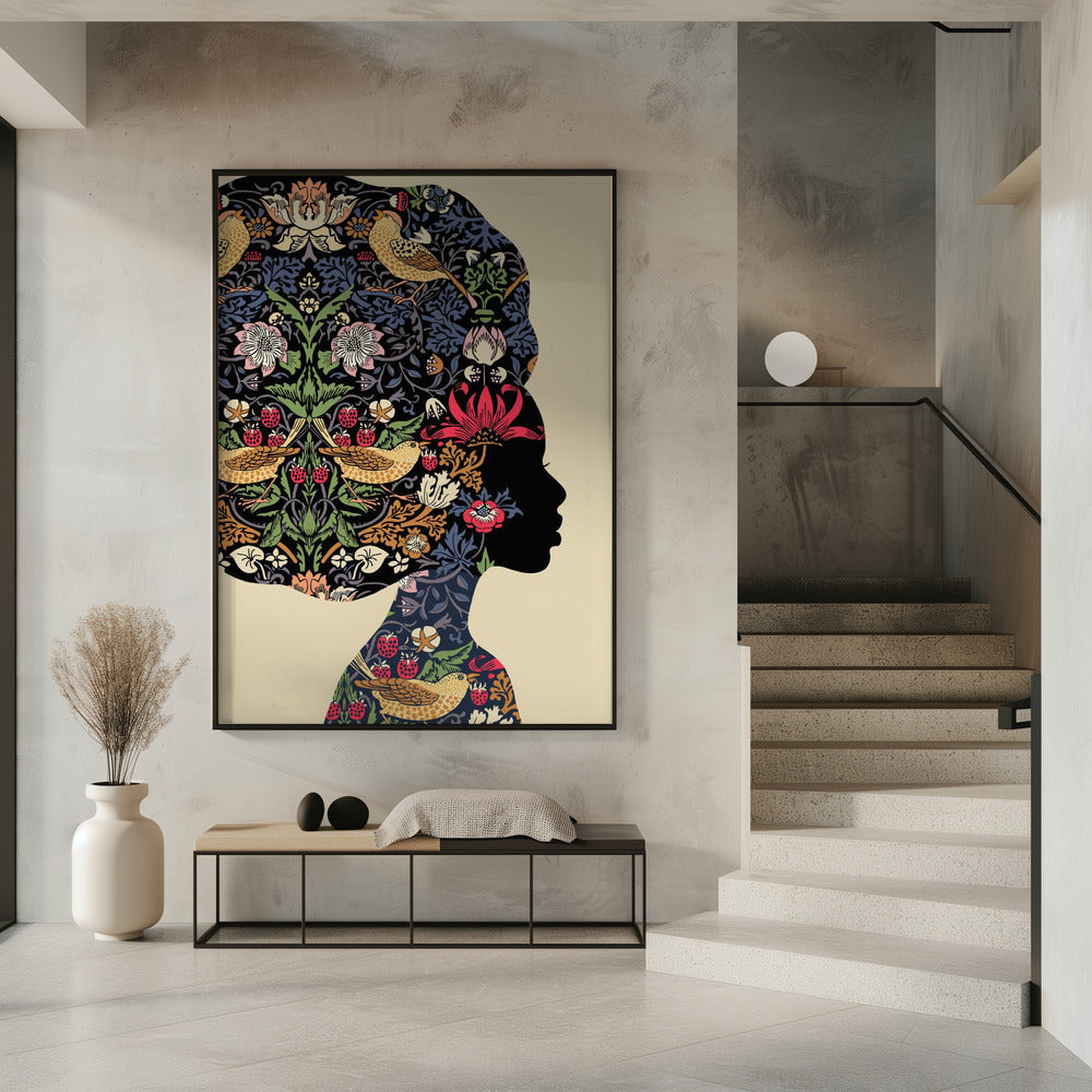 Afro-vrouw | Poster