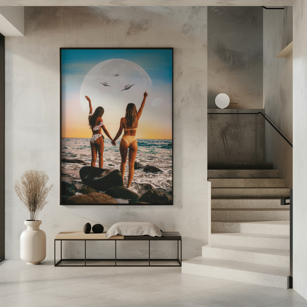 Hier zijn we, UFO | Poster