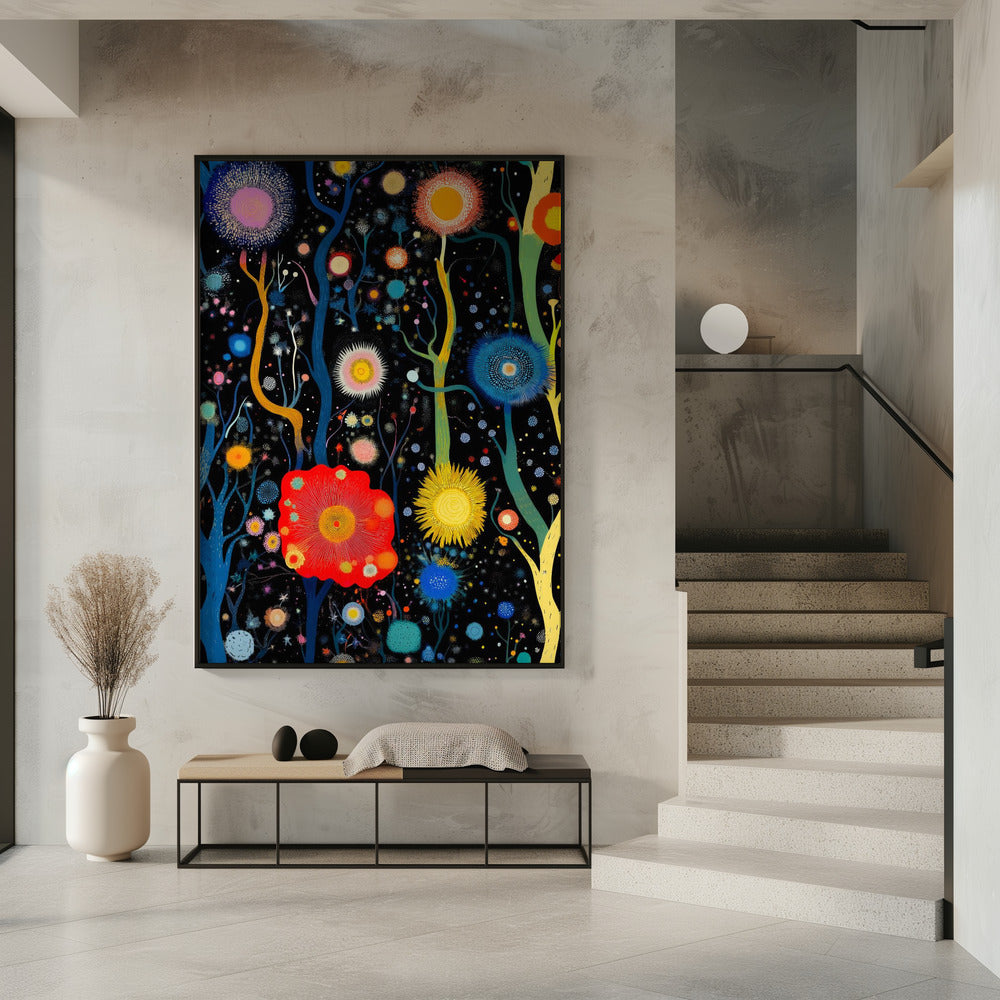 Levendige Hemelse Tuin | Poster