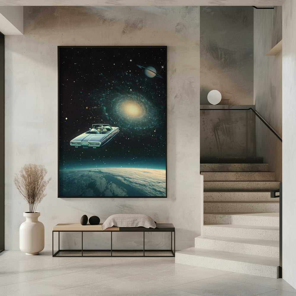 Rijden door de kosmos | Poster