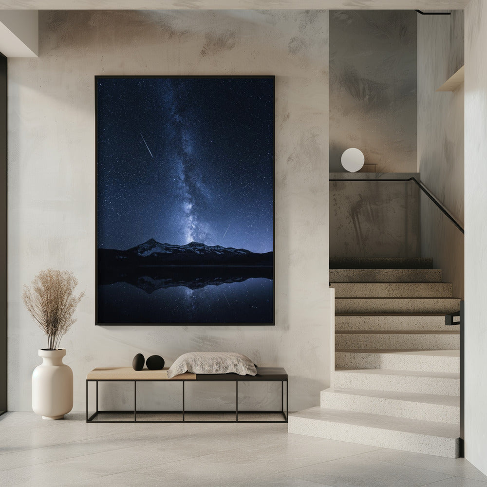 Reflectie van sterrenstelsels | Poster