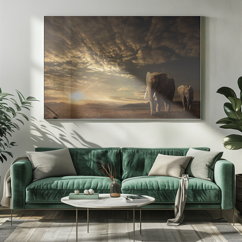 Walking in Savannah | Canvas