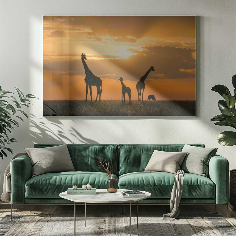 Gouden Afrika | Canvas