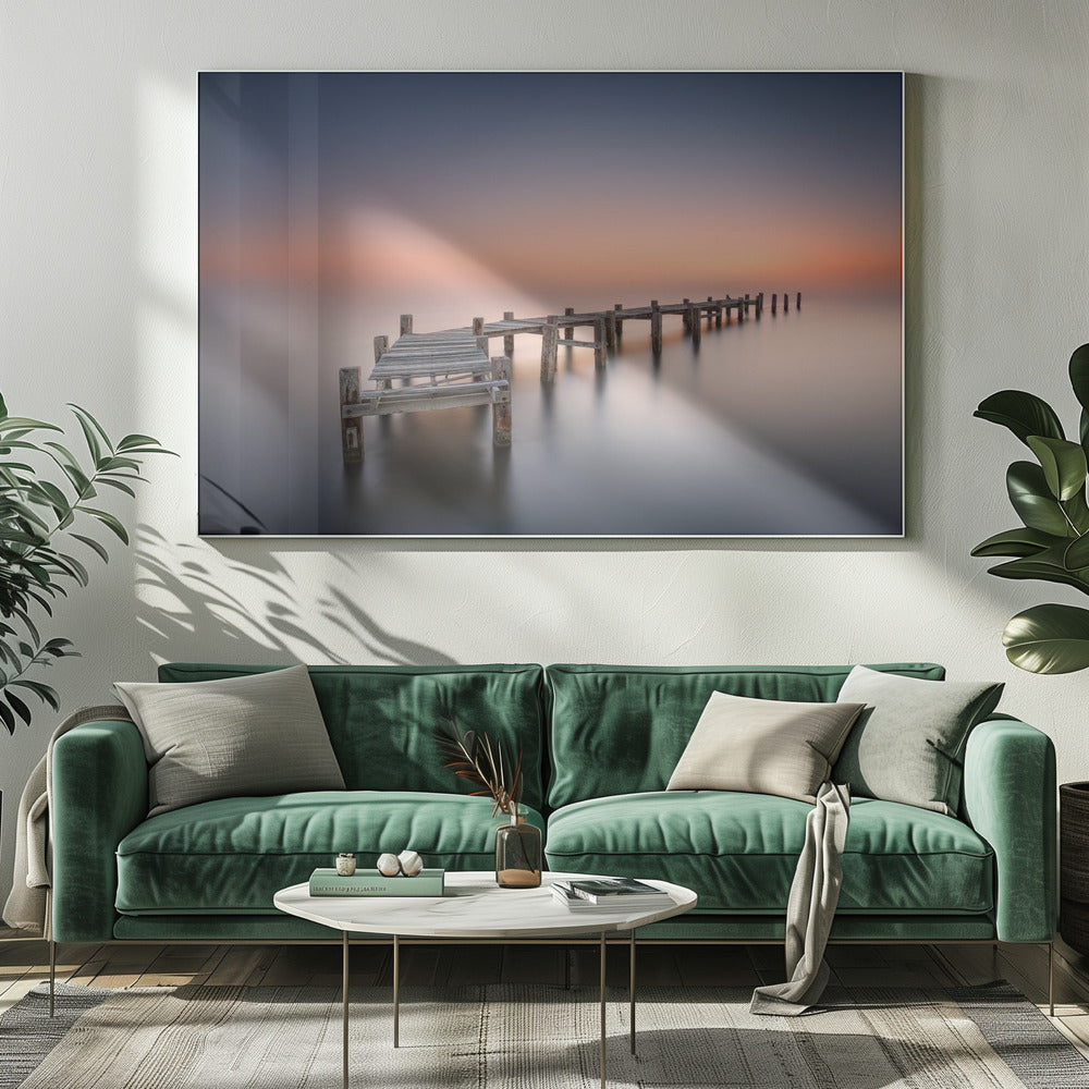 Oude pier II | Canvas
