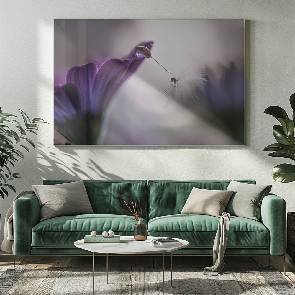 Paarse regen | Canvas