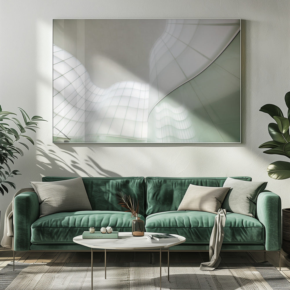 lichten en golven | Canvas