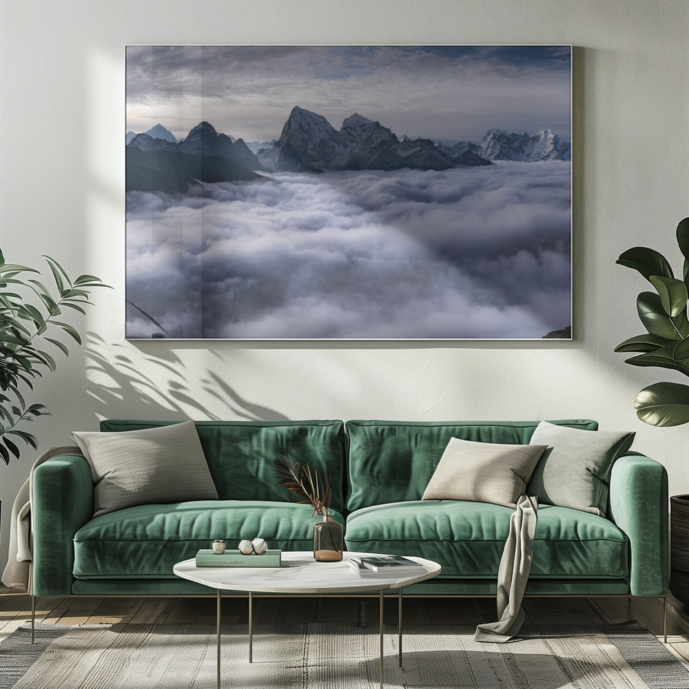 Wolkenrivier | Canvas