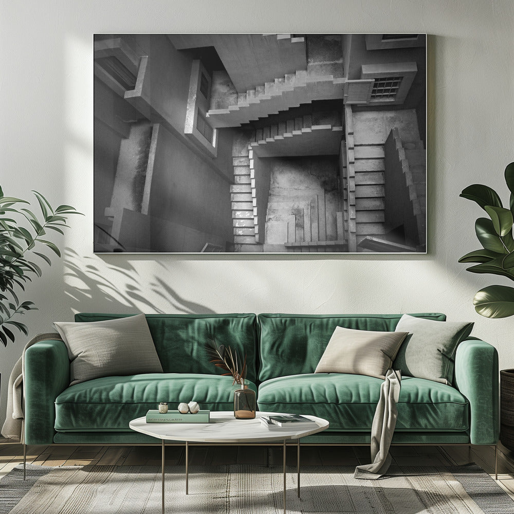 Escher woont hier | Canvas