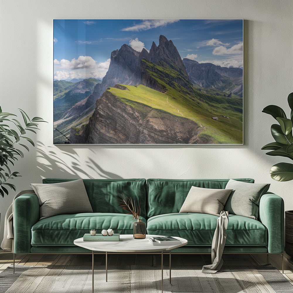 Op de rand | Canvas