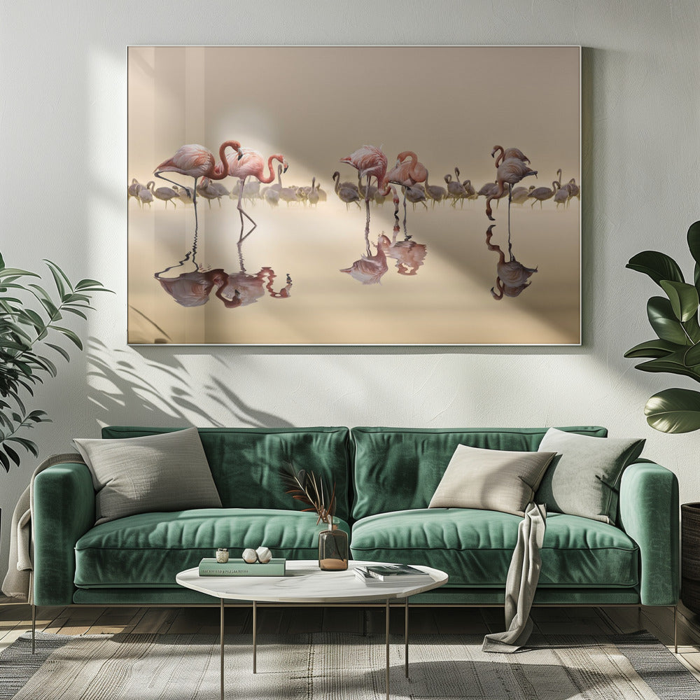 FLAMINGO'S | Canvas