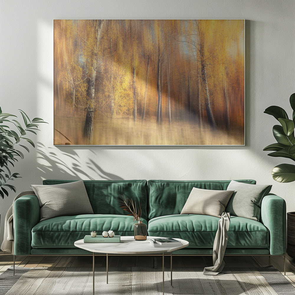 Herfstberken | Canvas