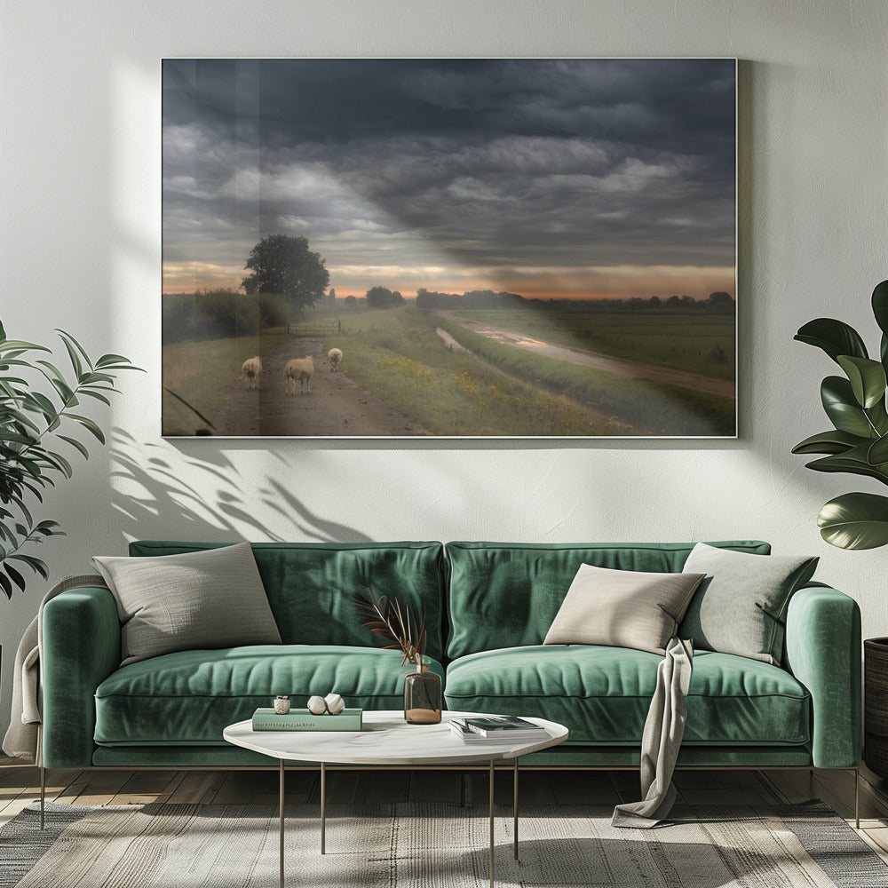 Waving clouds | Canvas