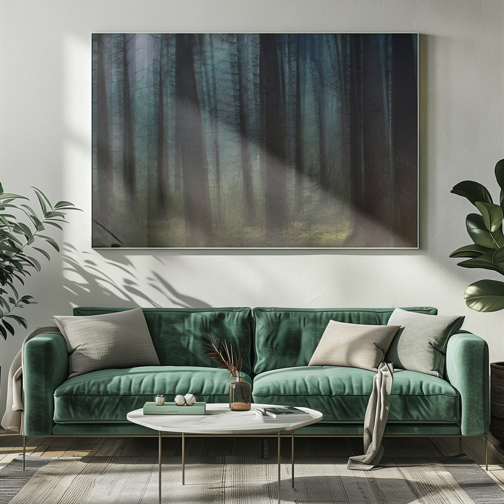 Blauw licht | Canvas