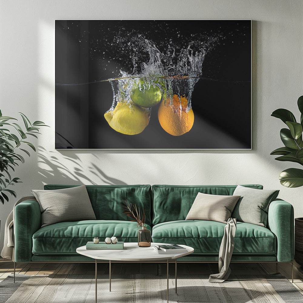 Citrus splash | Canvas
