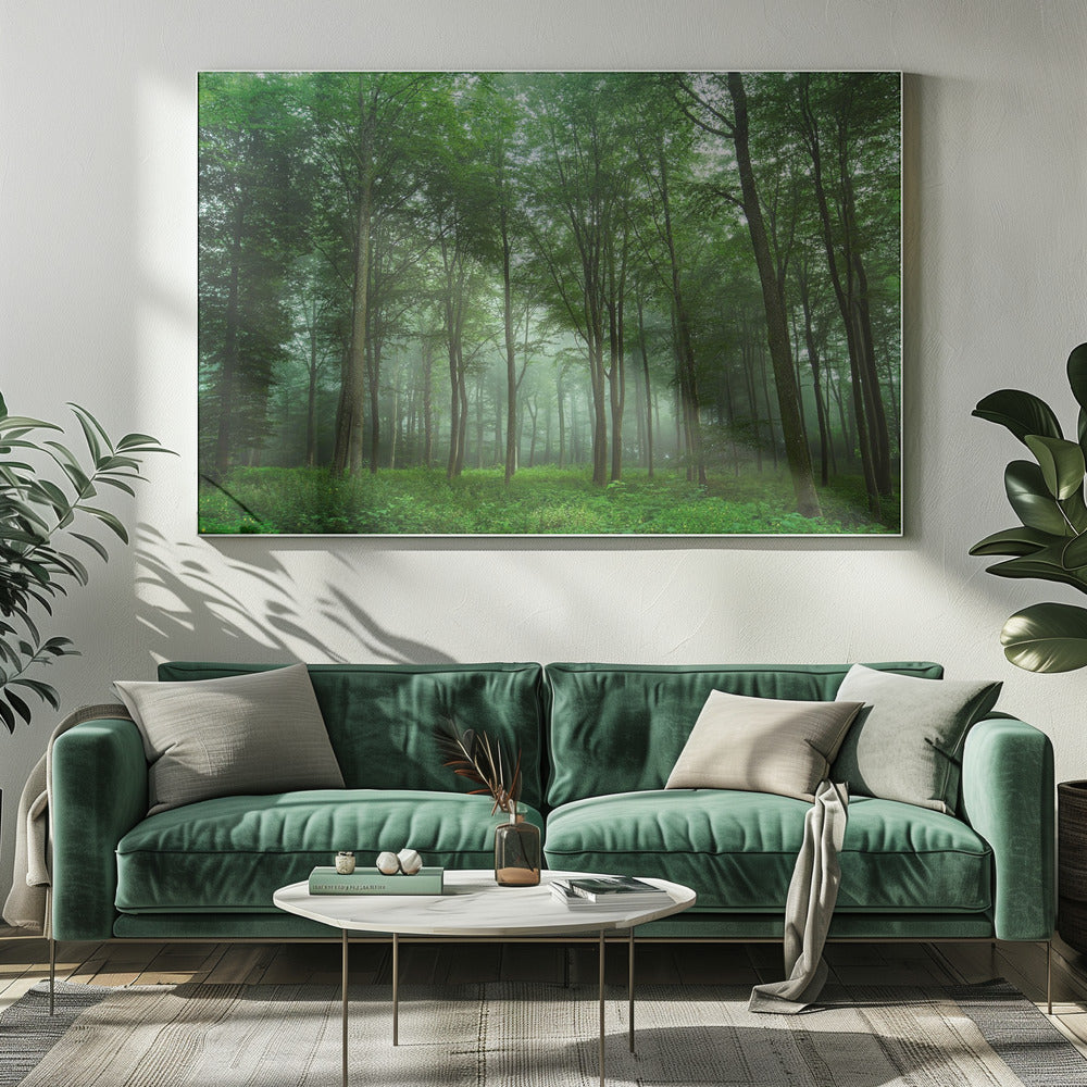 Boszicht | Canvas