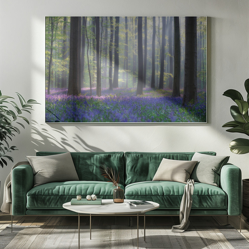 Blauwe klokjes | Canvas