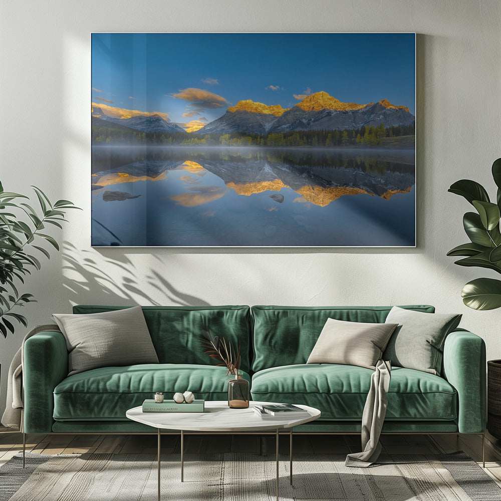 Een perfecte ochtend in de Canadese Rockies | Canvas