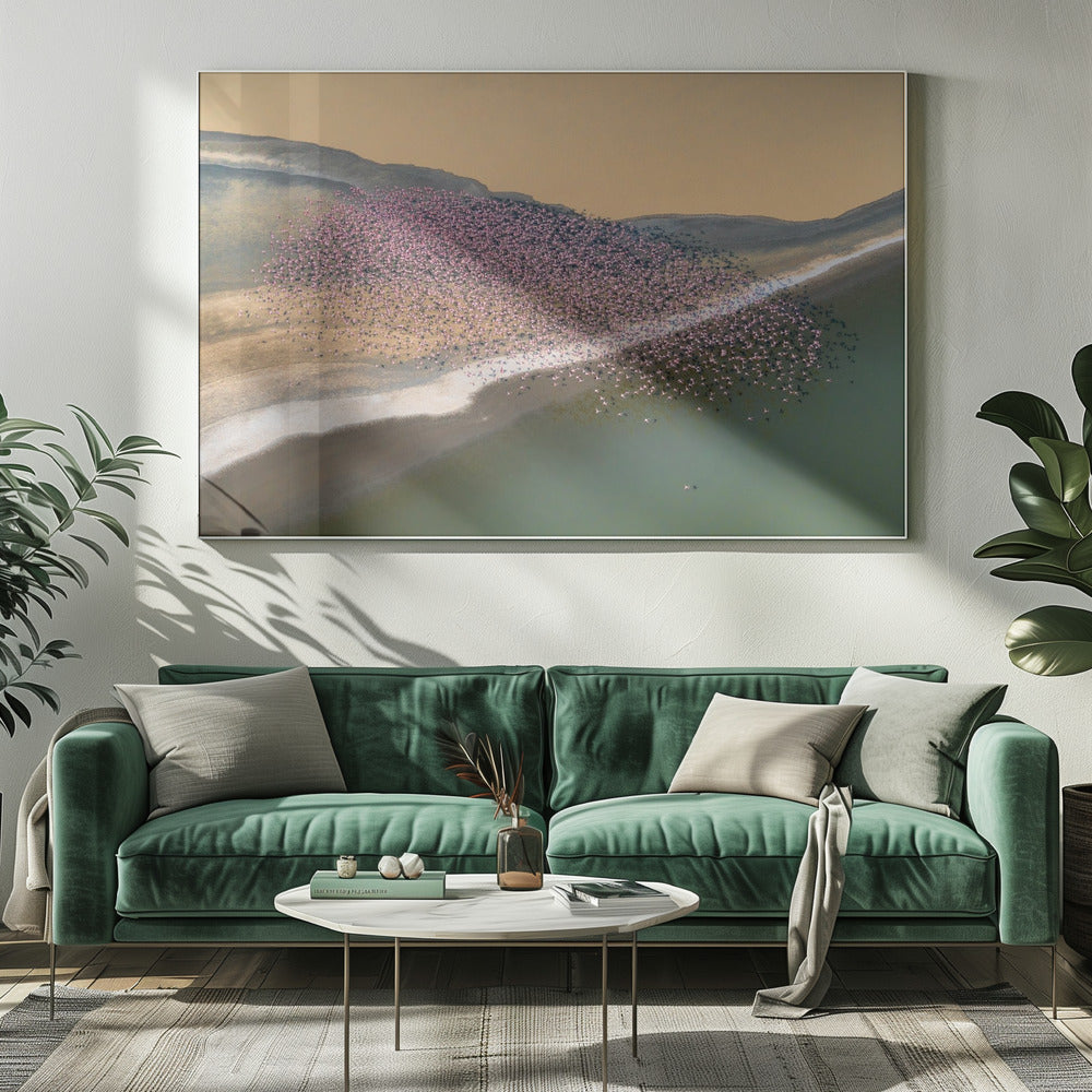 Gejaagd door de wind | Canvas