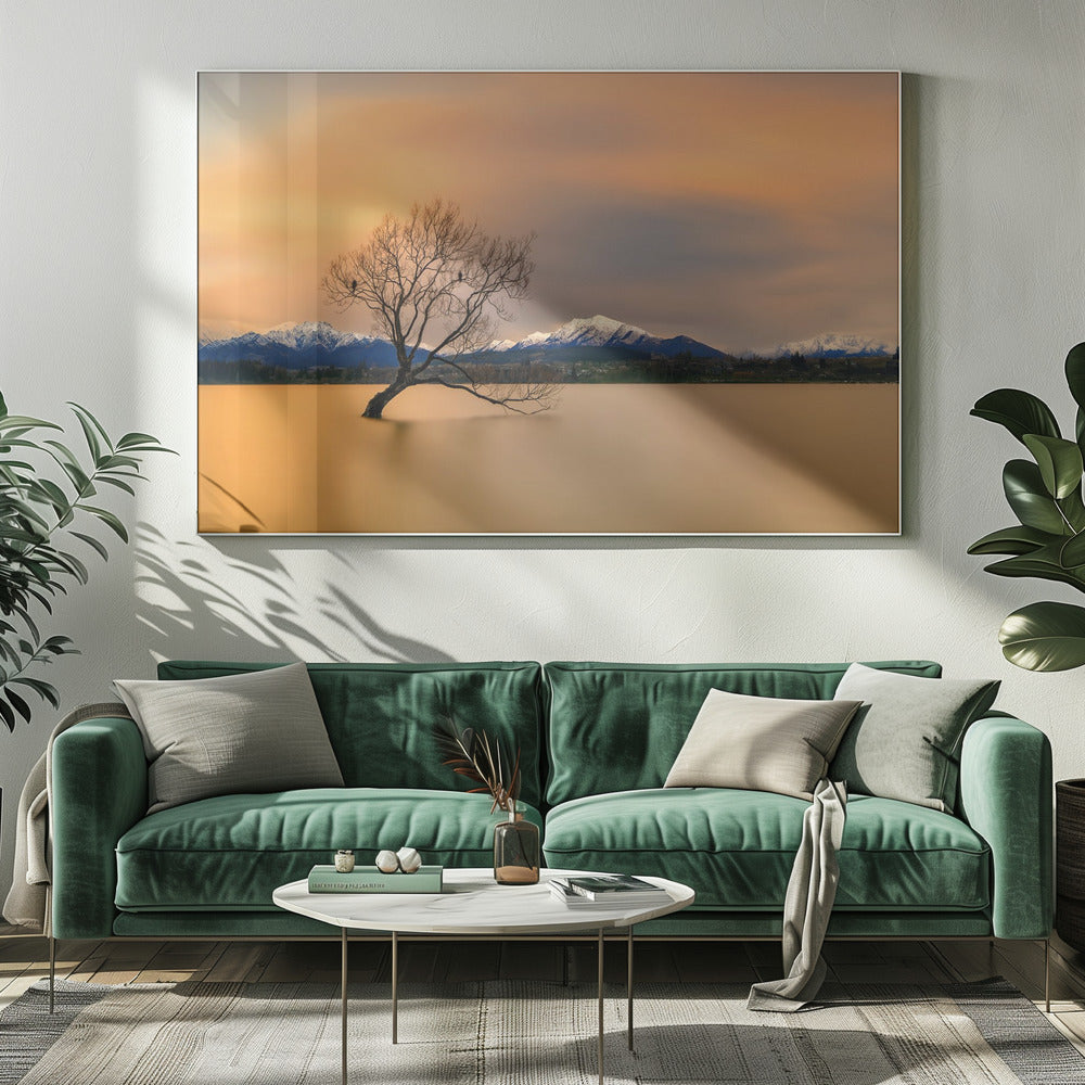 Ochtendgloed van Lake Wanaka | Canvas