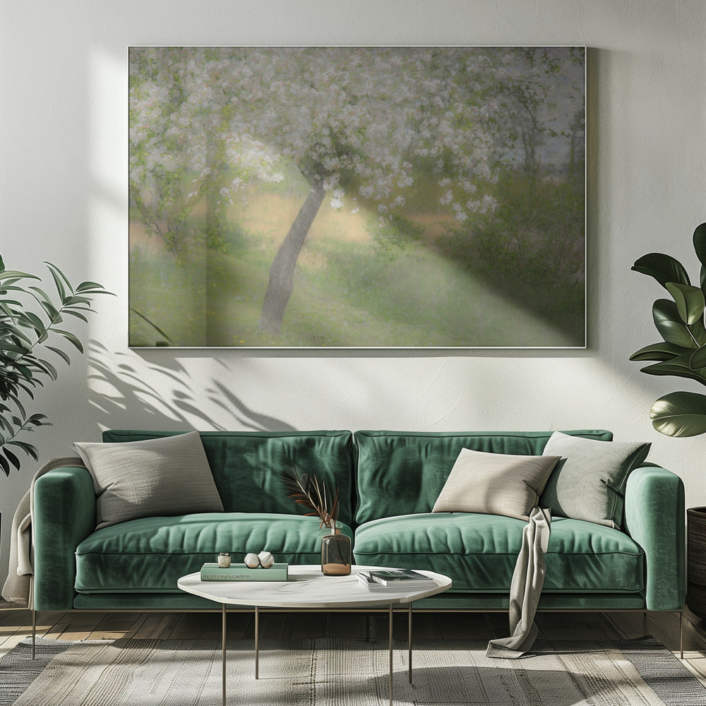 In de tuin | Canvas
