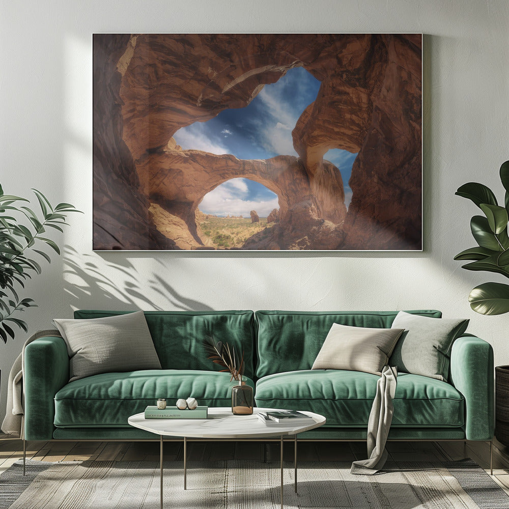 Dubbele boog. | Canvas