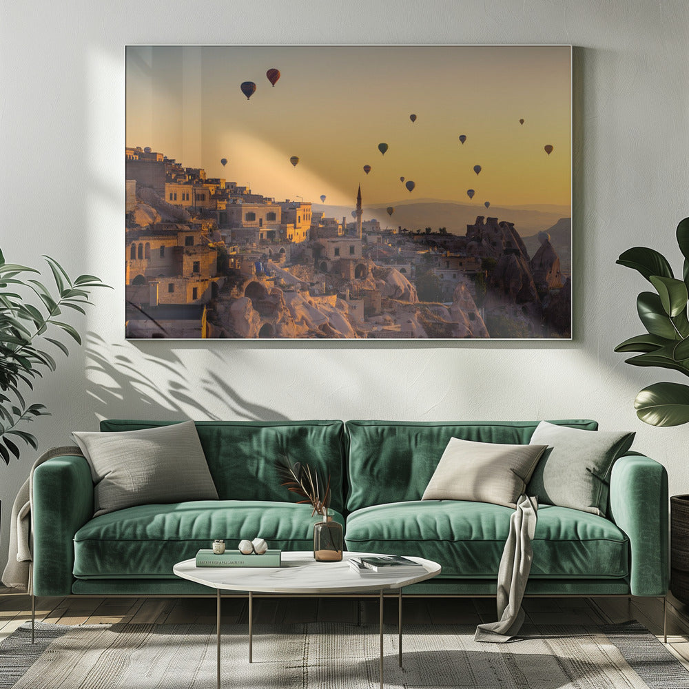 Zonsopgang boven Cappadocië | Canvas