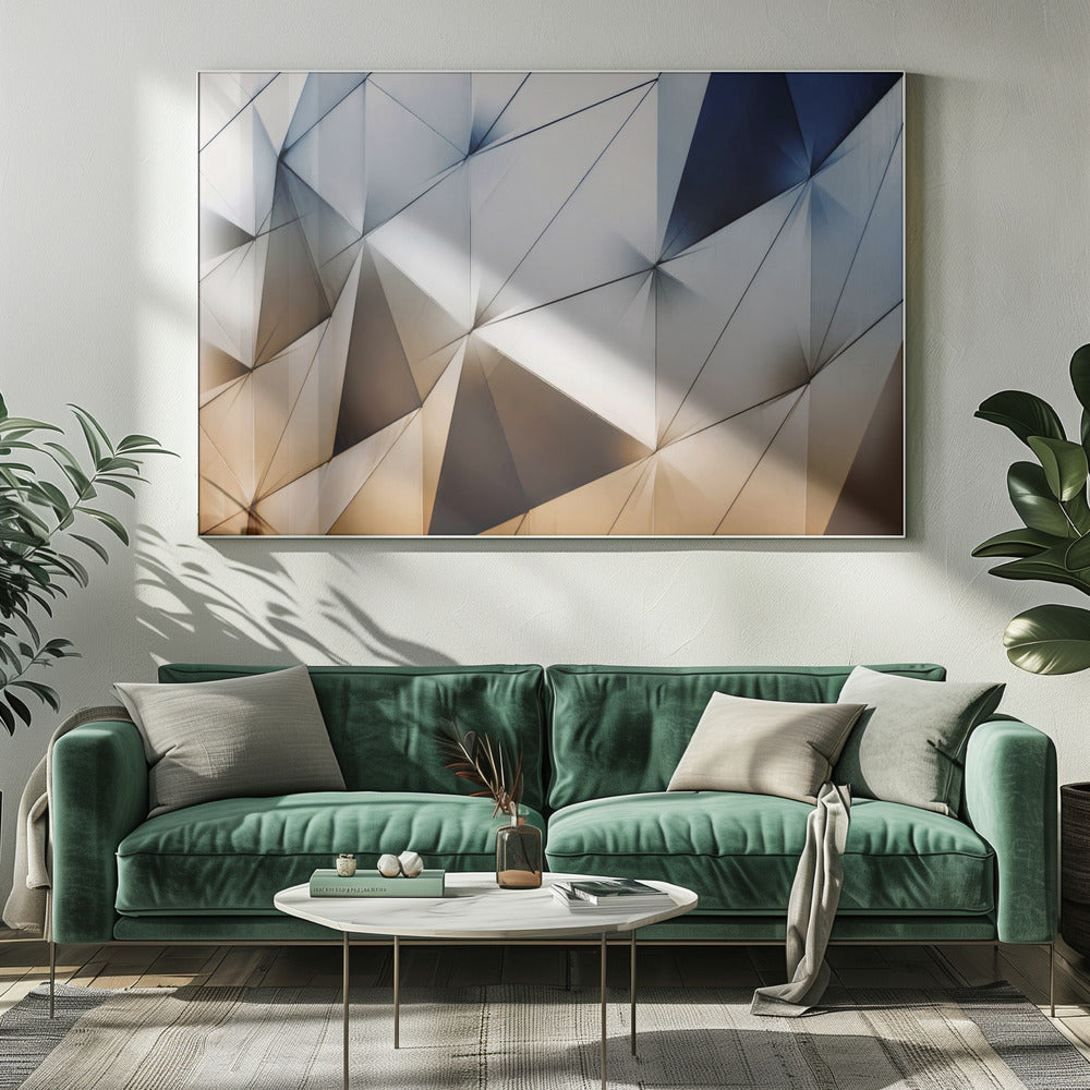 driehoeken kunst | Canvas
