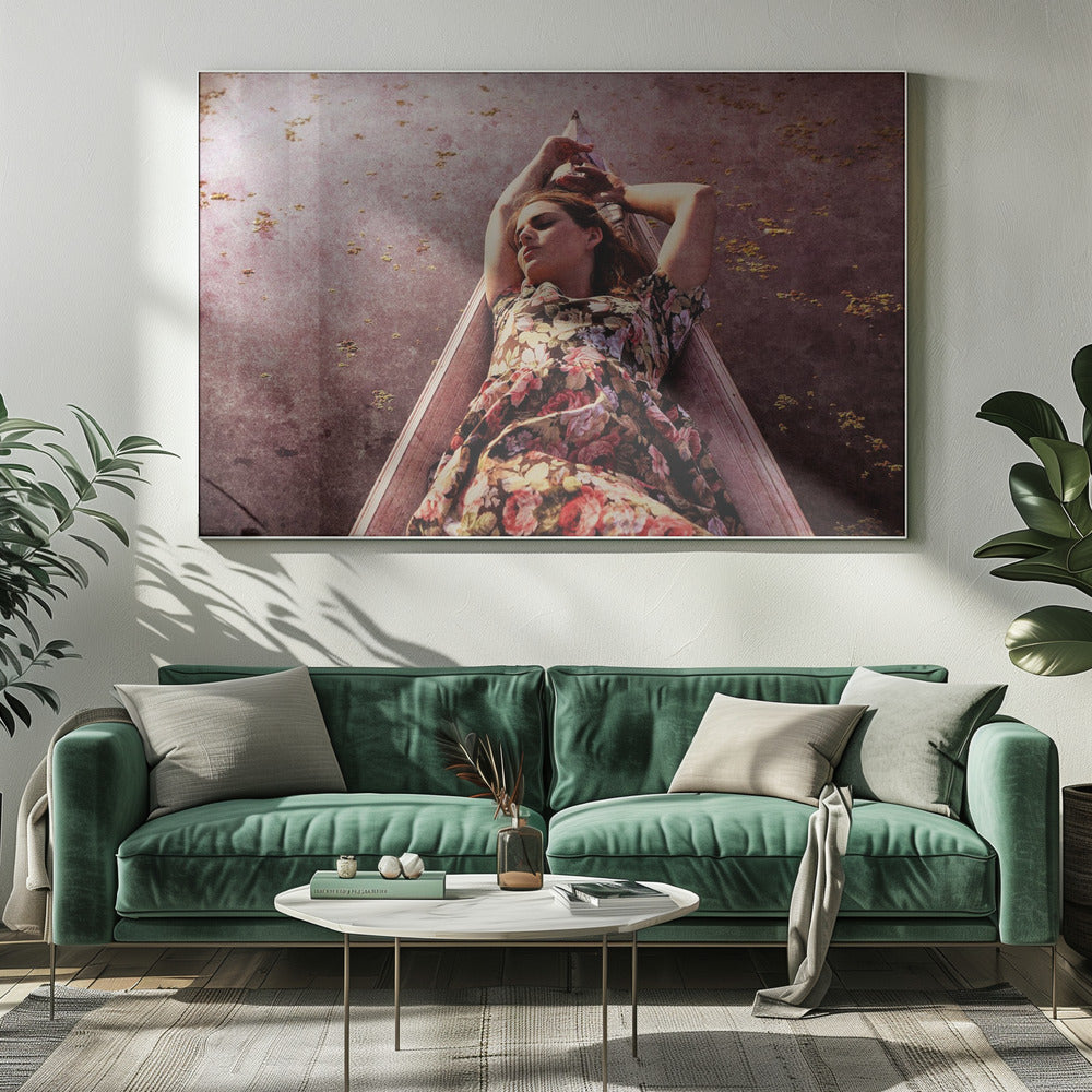 Avond op het meer | Canvas