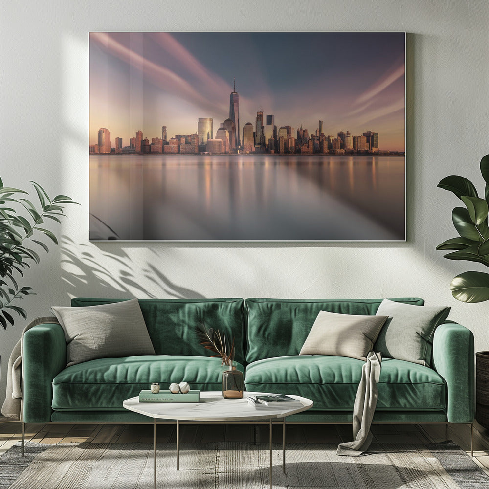 Gouden Manhattan | Canvas