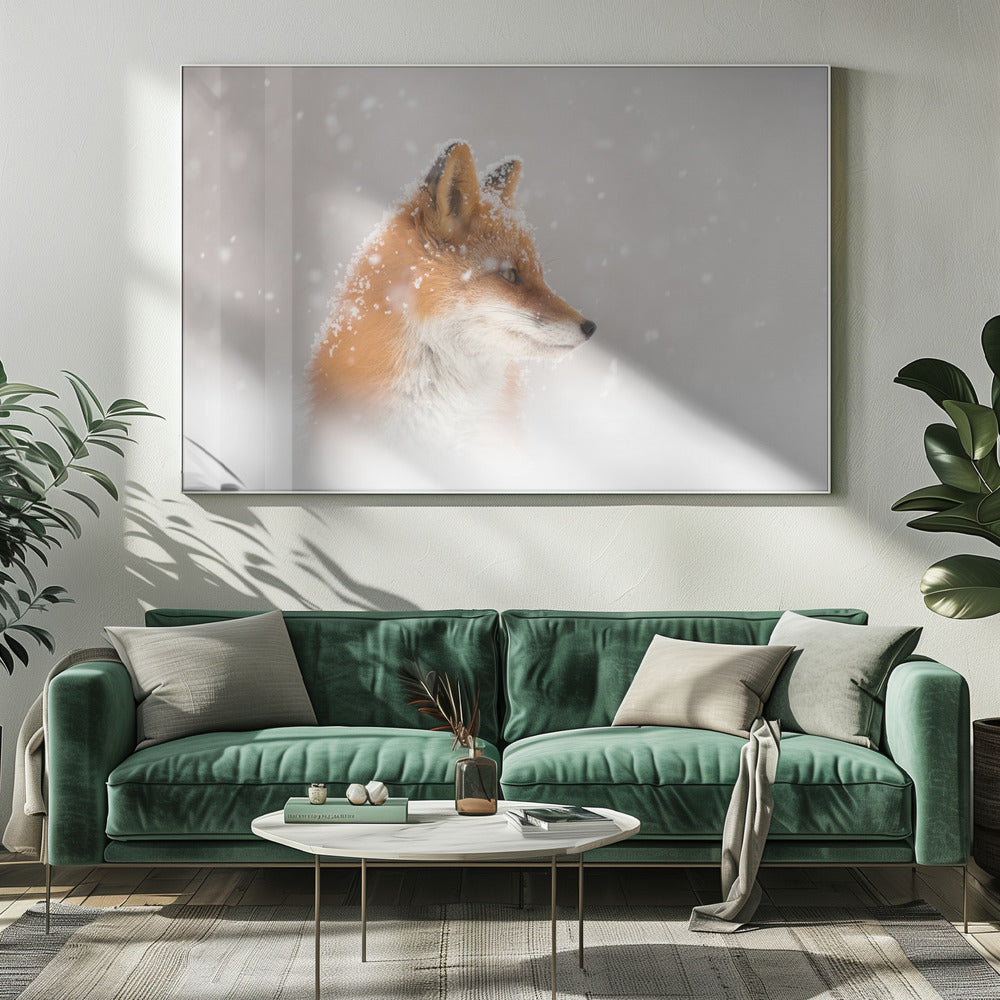 Snow is falling… | Canvas